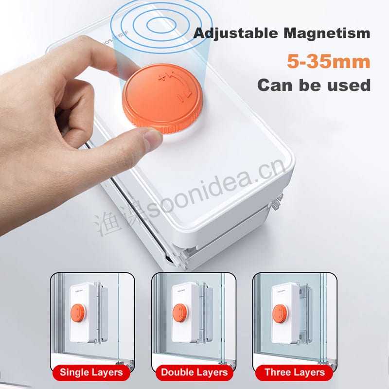 Double-sided Magnetic Window Cleaner 