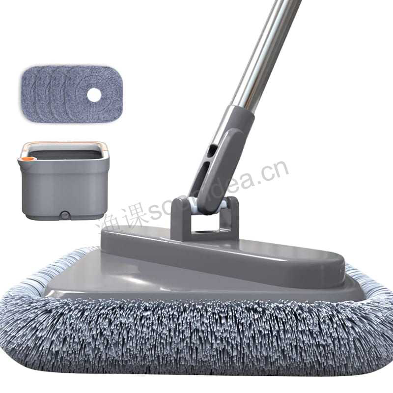 Plastic Broom 2 In 1 V-shaped